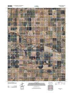 Sanford Kansas Historical topographic map, 1:24000 scale, 7.5 X 7.5 Minute, Year 2012