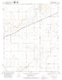 Saunders Kansas Historical topographic map, 1:24000 scale, 7.5 X 7.5 Minute, Year 1979