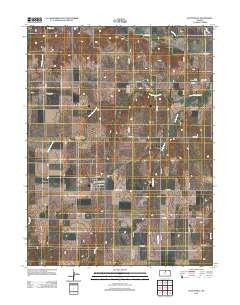 Scottsville Kansas Historical topographic map, 1:24000 scale, 7.5 X 7.5 Minute, Year 2012