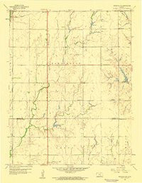 Sedgwick NE Kansas Historical topographic map, 1:24000 scale, 7.5 X 7.5 Minute, Year 1959