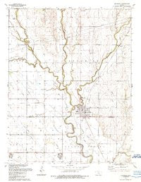 Sedgwick Kansas Historical topographic map, 1:24000 scale, 7.5 X 7.5 Minute, Year 1989
