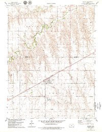 Selden Kansas Historical topographic map, 1:24000 scale, 7.5 X 7.5 Minute, Year 1978