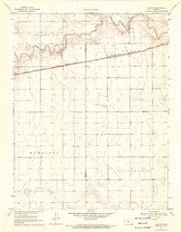 Selkirk Kansas Historical topographic map, 1:24000 scale, 7.5 X 7.5 Minute, Year 1970