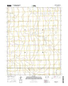 Selkirk SW Kansas Current topographic map, 1:24000 scale, 7.5 X 7.5 Minute, Year 2016