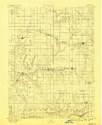 Seneca Kansas Historical topographic map, 1:125000 scale, 30 X 30 Minute, Year 1889