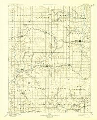Seneca Kansas Historical topographic map, 1:125000 scale, 30 X 30 Minute, Year 1894
