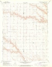 Sharon Springs 4 SE Kansas Historical topographic map, 1:24000 scale, 7.5 X 7.5 Minute, Year 1970