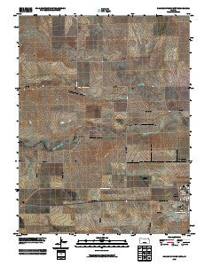 Sharon Springs West Kansas Historical topographic map, 1:24000 scale, 7.5 X 7.5 Minute, Year 2009