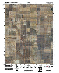 Shirley Creek Kansas Historical topographic map, 1:24000 scale, 7.5 X 7.5 Minute, Year 2010