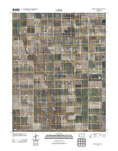 Shirley Creek Kansas Historical topographic map, 1:24000 scale, 7.5 X 7.5 Minute, Year 2012