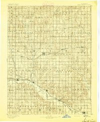 Smith Center Kansas Historical topographic map, 1:125000 scale, 30 X 30 Minute, Year 1893
