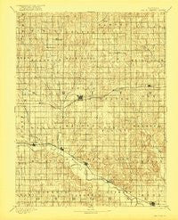 Smith Center Kansas Historical topographic map, 1:125000 scale, 30 X 30 Minute, Year 1893