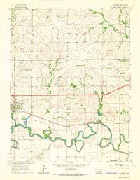 Solomon Kansas Historical topographic map, 1:24000 scale, 7.5 X 7.5 Minute, Year 1963
