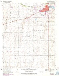 South Dodge Kansas Historical topographic map, 1:24000 scale, 7.5 X 7.5 Minute, Year 1969