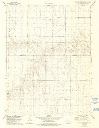 South of Drury Creek Kansas Historical topographic map, 1:24000 scale, 7.5 X 7.5 Minute, Year 1978