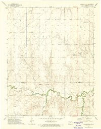 Spearville NW Kansas Historical topographic map, 1:24000 scale, 7.5 X 7.5 Minute, Year 1972