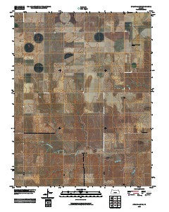 Spearville NW Kansas Historical topographic map, 1:24000 scale, 7.5 X 7.5 Minute, Year 2009