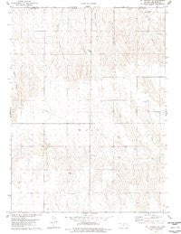 St Francis NW Kansas Historical topographic map, 1:24000 scale, 7.5 X 7.5 Minute, Year 1978