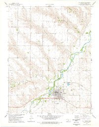 St Francis Kansas Historical topographic map, 1:24000 scale, 7.5 X 7.5 Minute, Year 1978