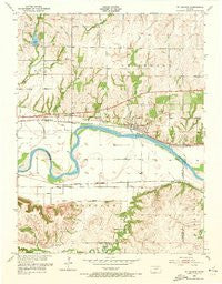 St. George Kansas Historical topographic map, 1:24000 scale, 7.5 X 7.5 Minute, Year 1953