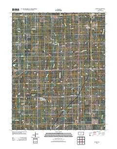 Stark Kansas Historical topographic map, 1:24000 scale, 7.5 X 7.5 Minute, Year 2012