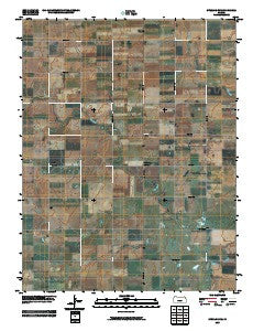 Sterling SW Kansas Historical topographic map, 1:24000 scale, 7.5 X 7.5 Minute, Year 2009