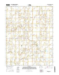Sterling SW Kansas Current topographic map, 1:24000 scale, 7.5 X 7.5 Minute, Year 2015