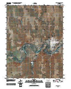 Stockton Kansas Historical topographic map, 1:24000 scale, 7.5 X 7.5 Minute, Year 2009
