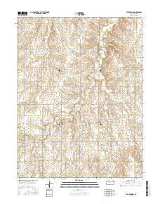 Stockton SW Kansas Current topographic map, 1:24000 scale, 7.5 X 7.5 Minute, Year 2016