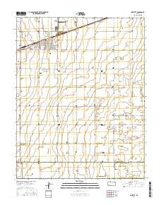 Sublette Kansas Current topographic map, 1:24000 scale, 7.5 X 7.5 Minute, Year 2016
