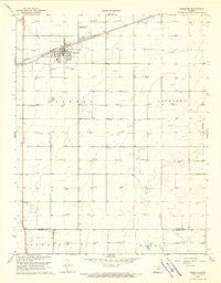Sublette Kansas Historical topographic map, 1:24000 scale, 7.5 X 7.5 Minute, Year 1968