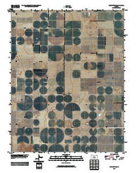 Sublette SE Kansas Historical topographic map, 1:24000 scale, 7.5 X 7.5 Minute, Year 2010