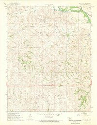 Sun City SW Kansas Historical topographic map, 1:24000 scale, 7.5 X 7.5 Minute, Year 1968