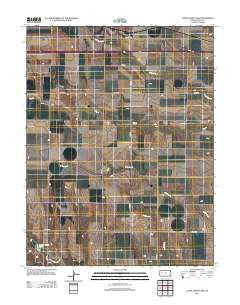 Sunny Slope Lake Kansas Historical topographic map, 1:24000 scale, 7.5 X 7.5 Minute, Year 2012
