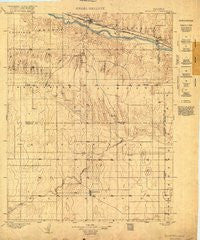 Syracuse Kansas Historical topographic map, 1:125000 scale, 30 X 30 Minute, Year 1920