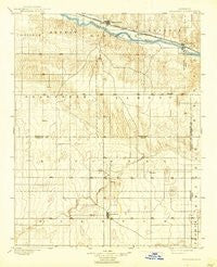 Syracuse Kansas Historical topographic map, 1:125000 scale, 30 X 30 Minute, Year 1900