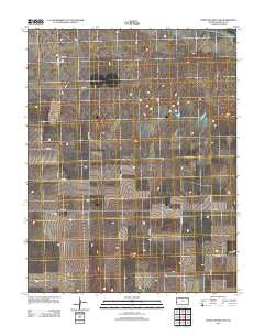 Syracuse West NW Kansas Historical topographic map, 1:24000 scale, 7.5 X 7.5 Minute, Year 2012