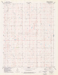 Tennis NE Kansas Historical topographic map, 1:24000 scale, 7.5 X 7.5 Minute, Year 1976