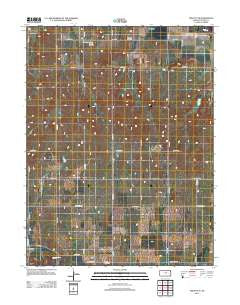 Tescott SE Kansas Historical topographic map, 1:24000 scale, 7.5 X 7.5 Minute, Year 2012