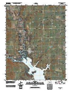 Toronto Kansas Historical topographic map, 1:24000 scale, 7.5 X 7.5 Minute, Year 2009