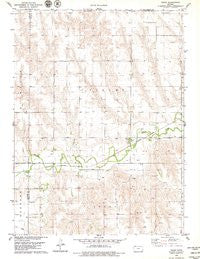 Traer Kansas Historical topographic map, 1:24000 scale, 7.5 X 7.5 Minute, Year 1978