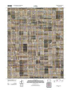 Tribune NW Kansas Historical topographic map, 1:24000 scale, 7.5 X 7.5 Minute, Year 2012