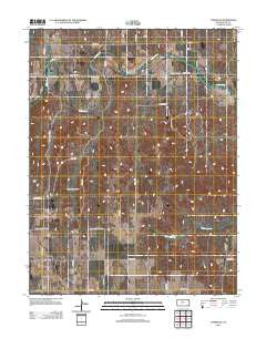 Turkville Kansas Historical topographic map, 1:24000 scale, 7.5 X 7.5 Minute, Year 2012