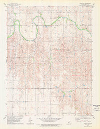 Turkville Kansas Historical topographic map, 1:24000 scale, 7.5 X 7.5 Minute, Year 1978
