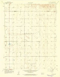 Ulysses NE Kansas Historical topographic map, 1:24000 scale, 7.5 X 7.5 Minute, Year 1959