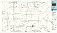 Ulysses Kansas Historical topographic map, 1:100000 scale, 30 X 60 Minute, Year 1985