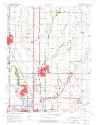 Valley Center Kansas Historical topographic map, 1:24000 scale, 7.5 X 7.5 Minute, Year 1960