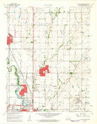 Valley Center Kansas Historical topographic map, 1:24000 scale, 7.5 X 7.5 Minute, Year 1960