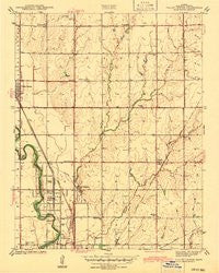 Valley Center Kansas Historical topographic map, 1:31680 scale, 7.5 X 7.5 Minute, Year 1942