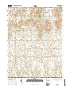 Vincent Kansas Current topographic map, 1:24000 scale, 7.5 X 7.5 Minute, Year 2015